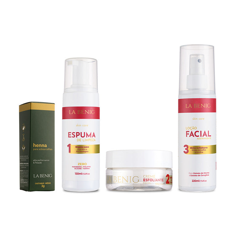Combo Henna 3g + Kit Skin Care