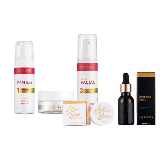Combo Kit Skin Care + Intense Color + Active Brow