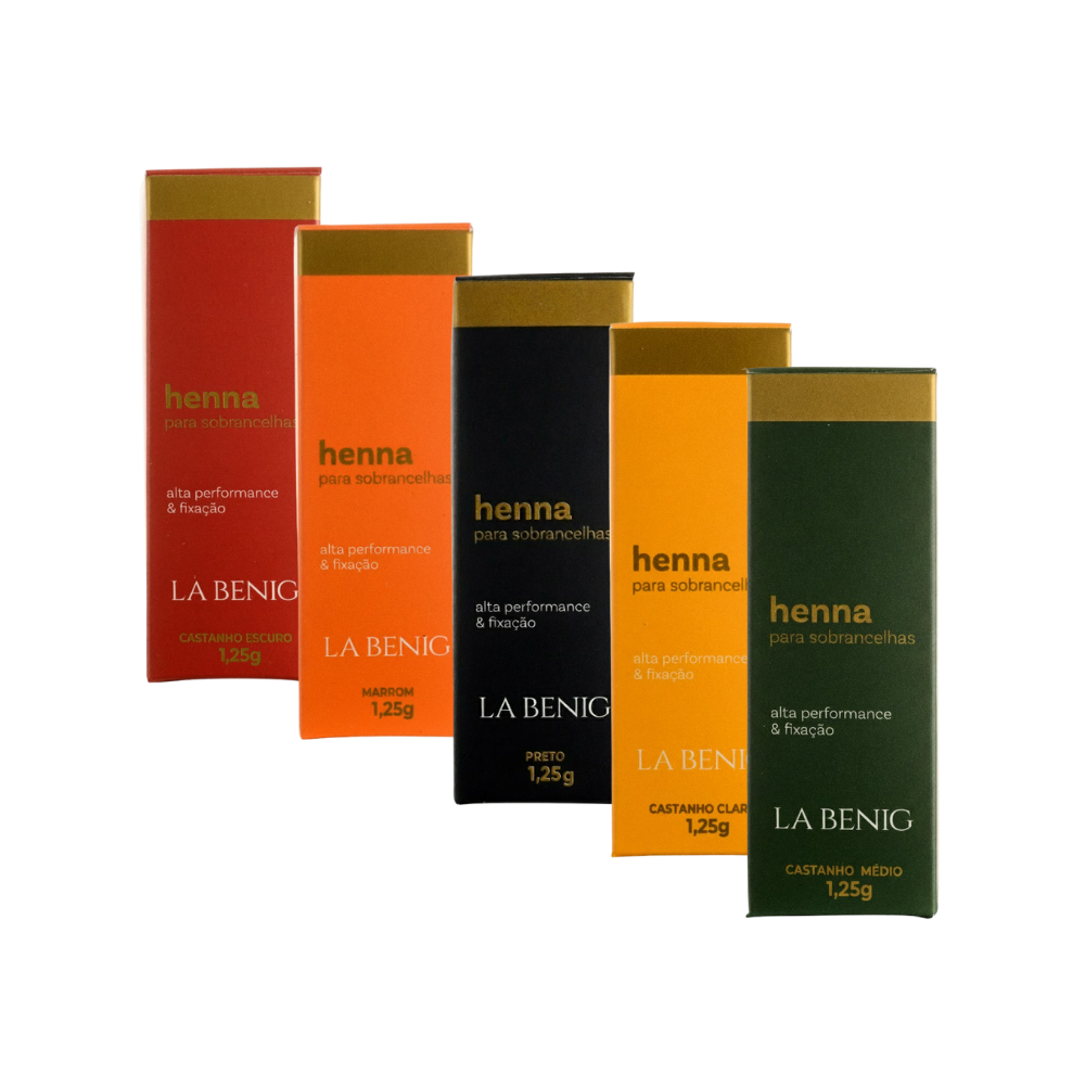Henna La Benig Alta Fixação Profissional 1,25g Henna La Benig Alta Fixação Profissional 1,25g