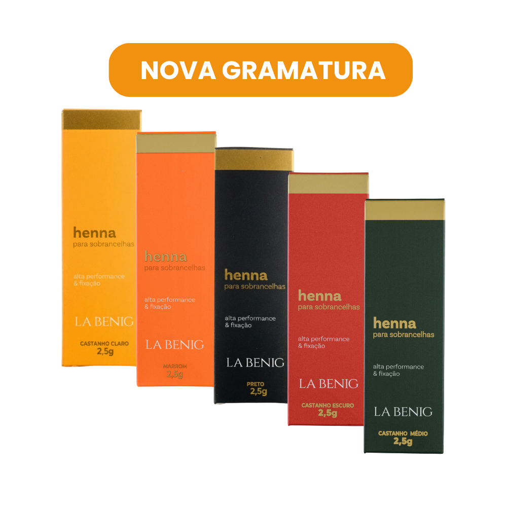 Skin Care + Henna 2,5g + Máscara