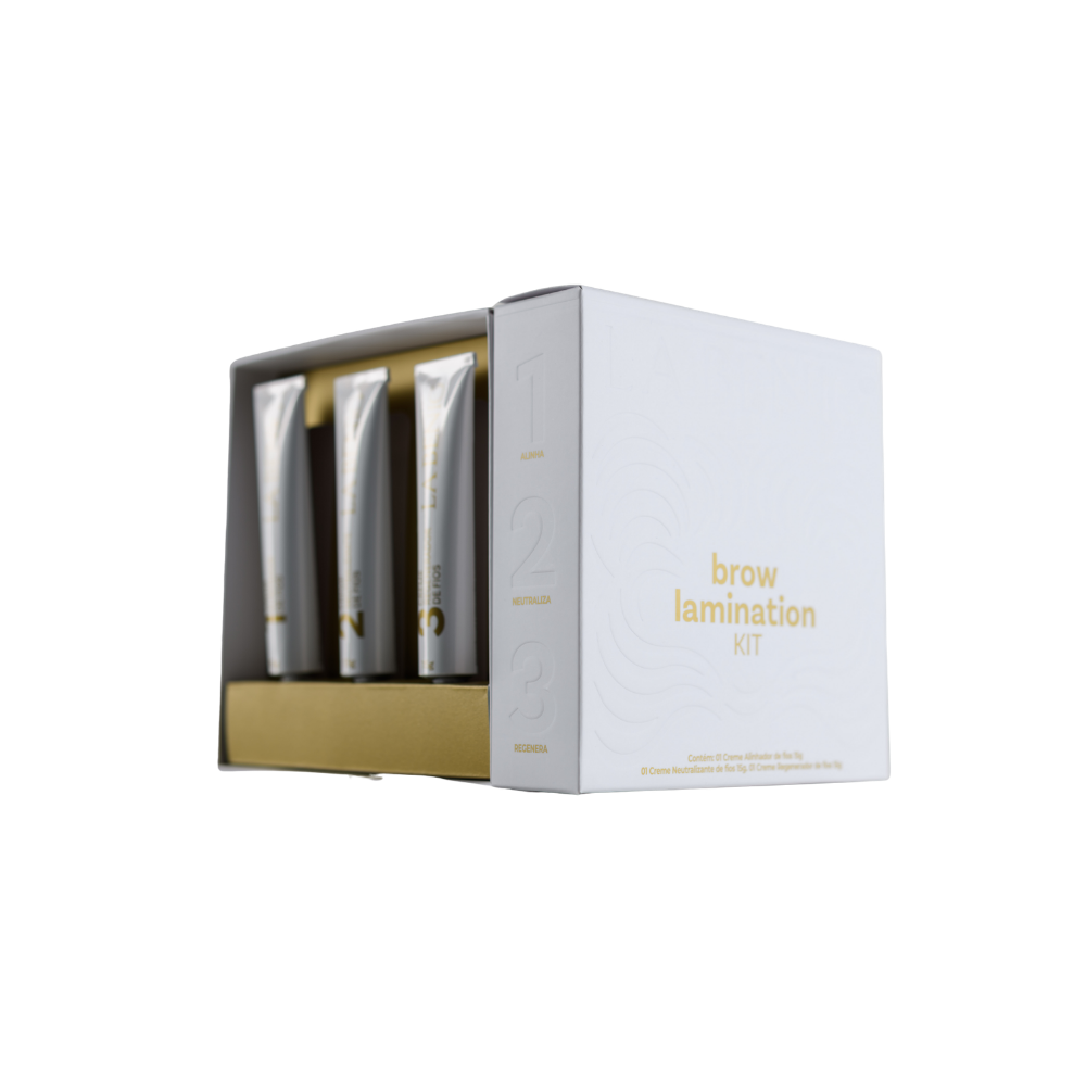 Brow Lamination La Benig — Kit Profissional para Sobrancelhas