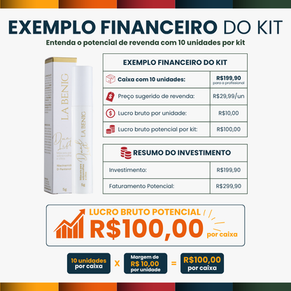 Kit Revenda Studio Dual Lift La Benig — 10 Unidades | Venda para suas clientes e aumente seu faturamento