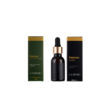 Combo Henna La Benig 1,25g + Intense Color
