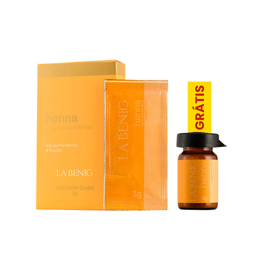 Henna REFILL La Benig High Fixation Professional 3g + FREE glass jar 