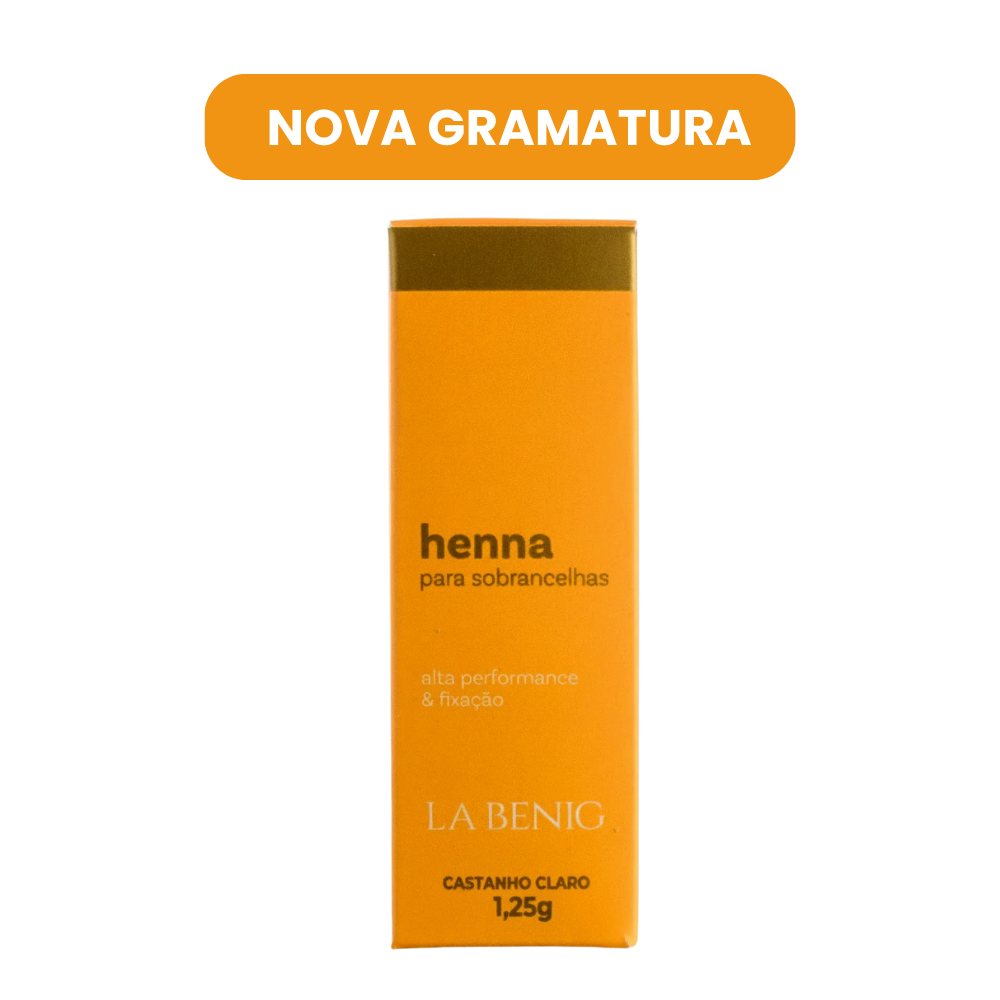 Henna La Benig Alta Fixação Profissional 1,25g
