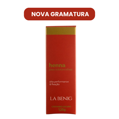 Henna La Benig Alta Fixação Profissional 1,25g