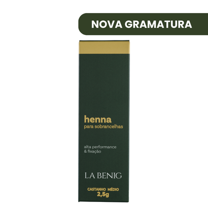 Combo Henna 2,5g + Intense Color + Fixador 30ml