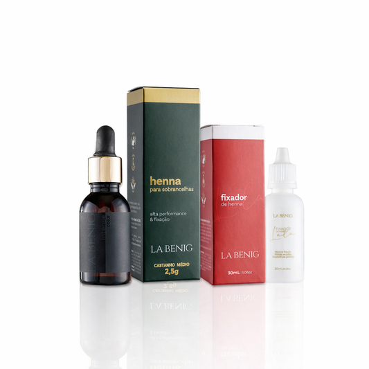 Combo Henna 2,5g + Intense Color + Fixador 30ml