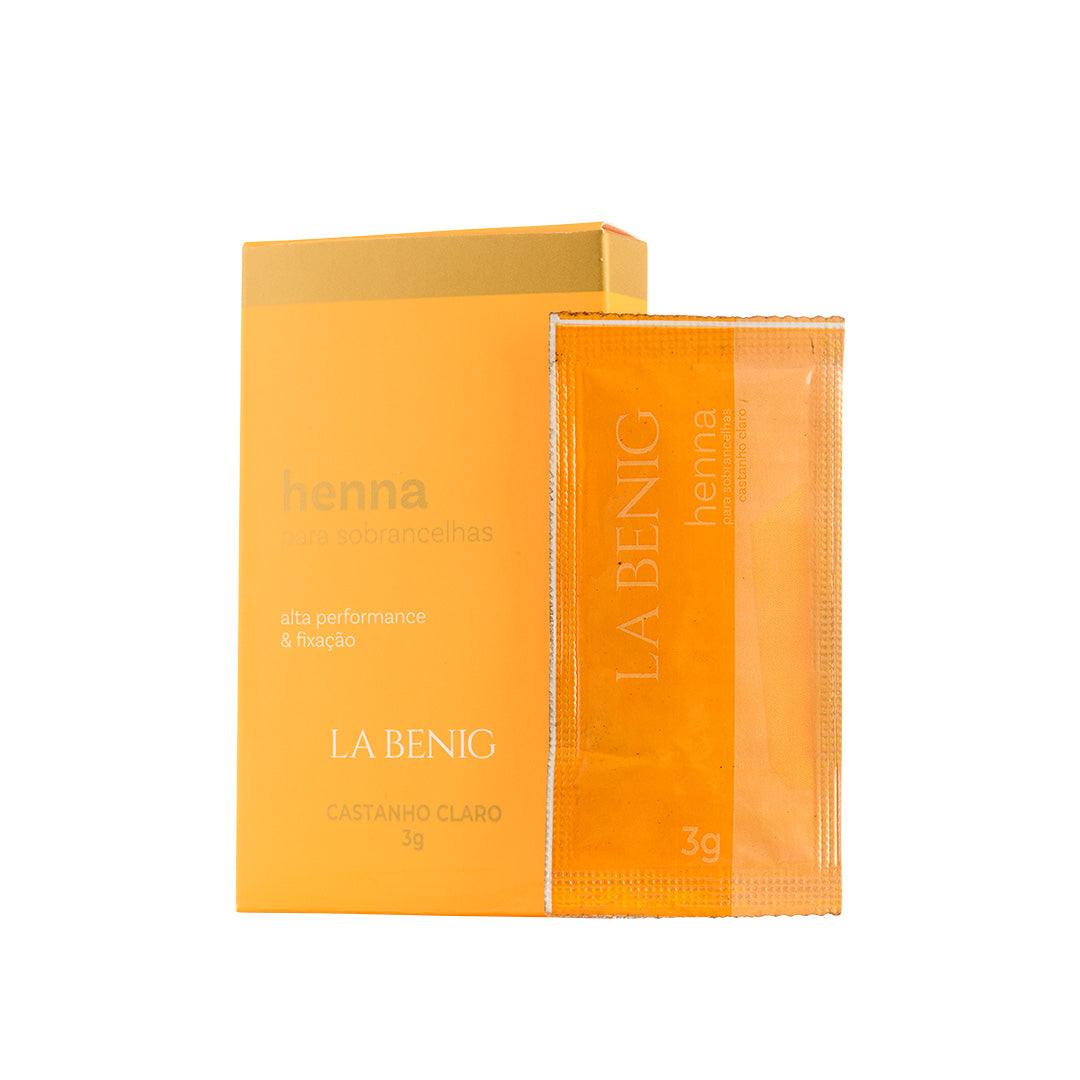 Henna REFILL La Benig High Fixation Professional 3g + FREE glass jar 