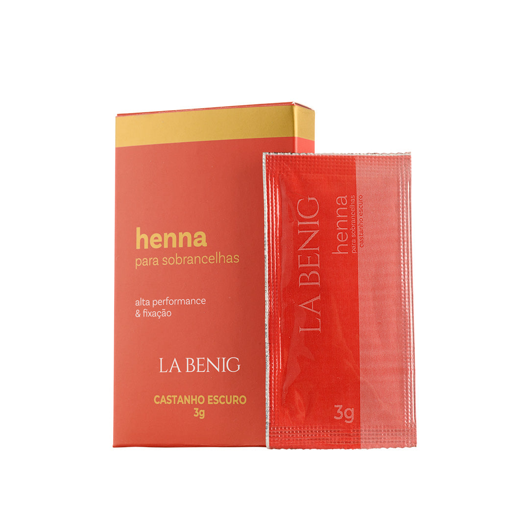 Henna REFILL La Benig High Fixation Professional 3g + FREE glass jar 