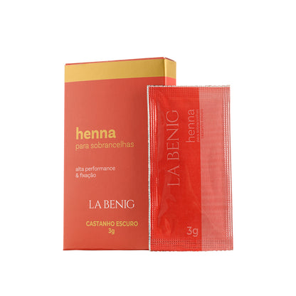 Henna REFILL La Benig High Fixation Professional 3g + FREE glass jar 