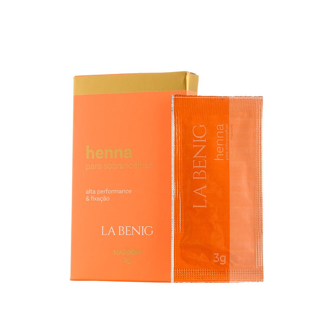 Henna REFILL La Benig High Fixation Professional 3g + FREE glass jar 