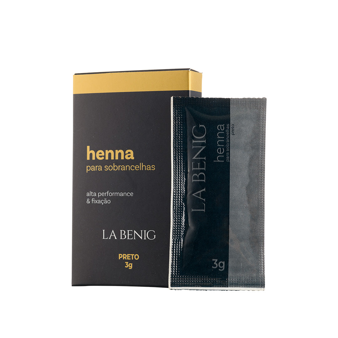 Henna REFILL La Benig High Fixation Professional 3g + FREE glass jar 