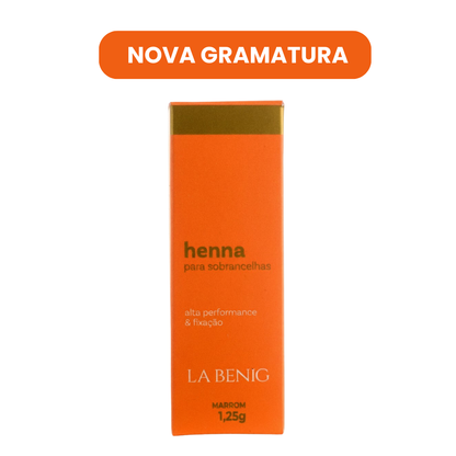 Henna La Benig Alta Fixação Profissional 1,25g