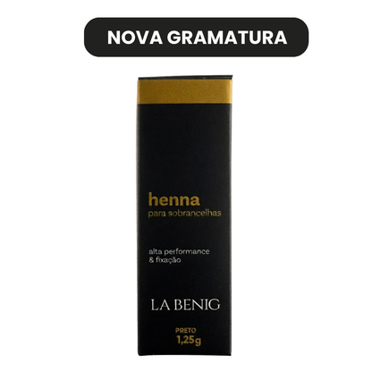 Henna La Benig Alta Fixação Profissional 1,25g