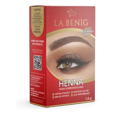 Henna La Benig Alta Fixação Profissional 1,5g