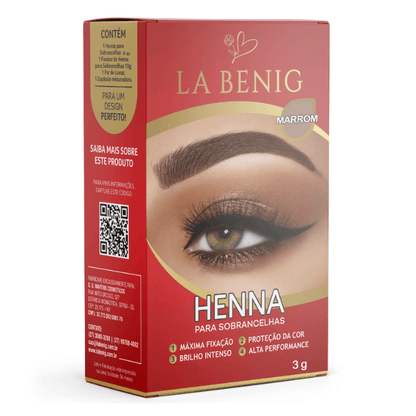 Henna La Benig Alta Fixação Profissional 3g
